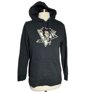 NHL Fanatics Pittsburgh Penguins Hockey Team Black Hoodie Pullover
